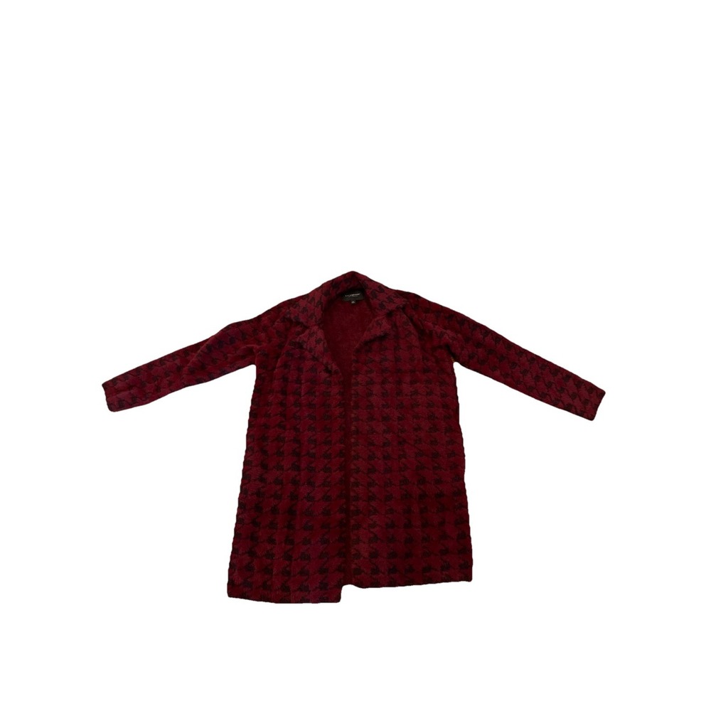 Liverpool Los‎ Angeles Fuzzy Red Overcoat Size XS Women's